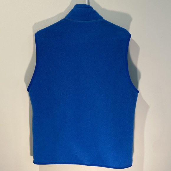 Mens Blue Patagonia Synchilla Vest - Picture 4 of 5